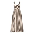 thumbnail image 6 of RoamHome Women's Plus Size Striped Maxi Dress Sleeveless Square Neck A Line Flowy Long Dress Summer Outfit, 6 of 7