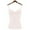 Beige, variant on Blouses for Women Slim Padded Camisole Top Modal Fixed Cup Thin Strap Tank Perfect for Layering Comfortable Milk Silk Blend White L
