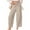 Beige 1, variant on hotojiny Women's Linen Pants Loose Comfy Wide Leg Cropped Pants Lightweight Drawstring Elastic Waist Casual Beach Trousers