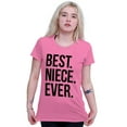 thumbnail image 4 of Best Niece Ever Cute Family Relative Womens Slim Fit Graphic Tee Brisco Brands S, 4 of 5