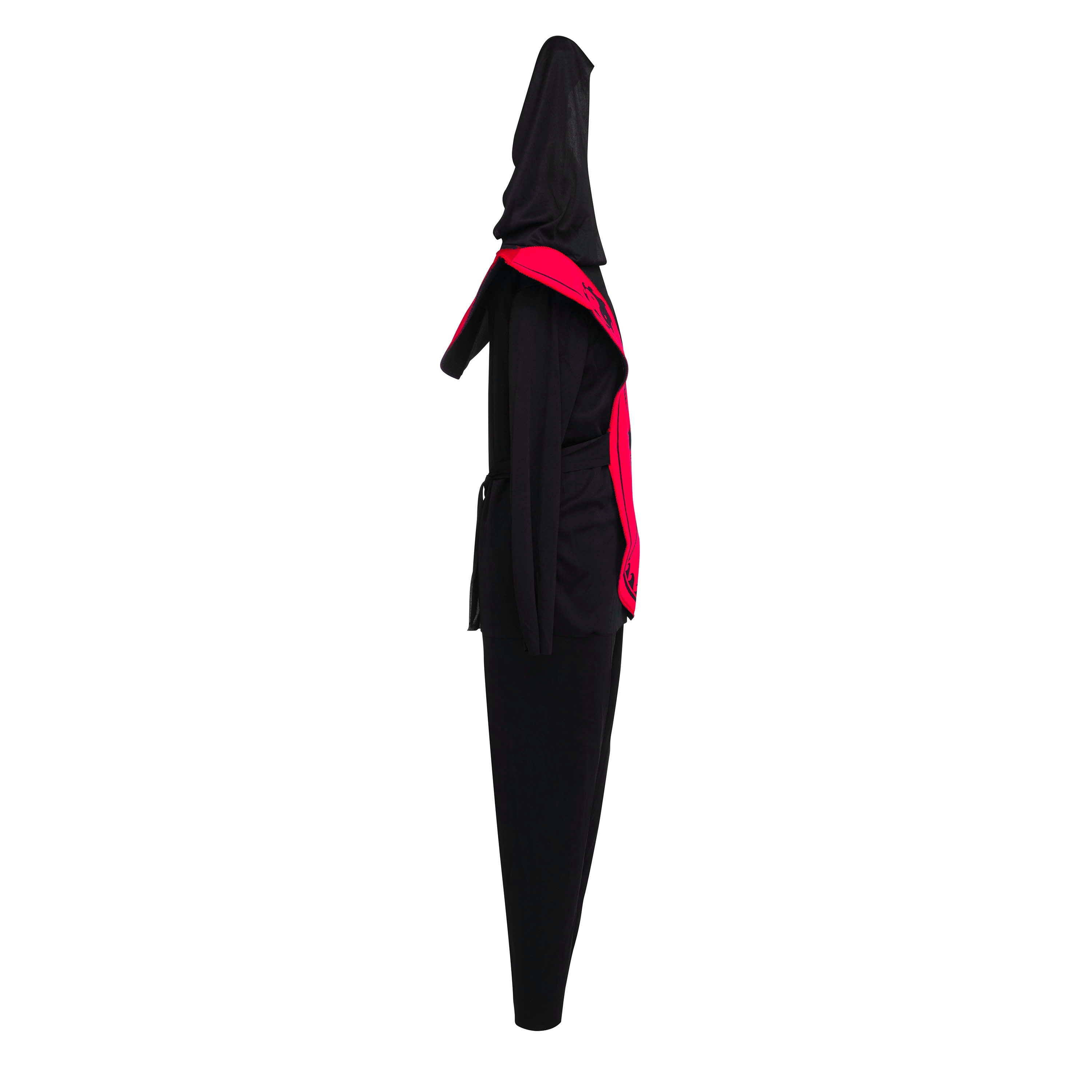 Complete Red Ninja Halloween Costume for Children, Boys Size M (8), by Fun World