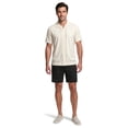 thumbnail image 3 of Havanera Men’s and Big Men's L-Shape Embroidered Cotton-Lyocell Short Sleeve Shirt, S-5XL, 3 of 8