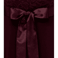 thumbnail image 5 of 1PCS Lace Hepburn Skirt-Maroon-S, 5 of 5