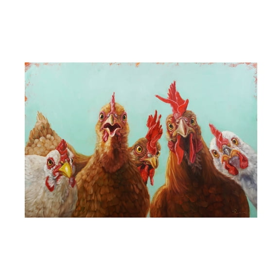 Trademark Fine Art Lucia Heffernan Chicken for Dinner Canvas Wall Art - 16x24