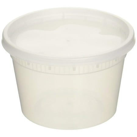 Reditainer 24 oz. Extreme Freeze Deli Food Containers w/ Lids - 30
