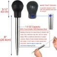 thumbnail image 3 of Pompotops Stainless Steel Silicone Seasoning Barbecue Tool Pump Head With Cleaning Brush, 3 of 9
