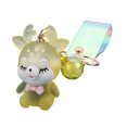 thumbnail image 1 of Keychain Pendant Luminous Hanging Ball Backpack Handbag Purse Wallet Keyring Decoration Backpack Purse Bag Key Chain Handcraft Fashion Stylish Decor Yellow, 1 of 9