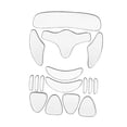 thumbnail image 3 of Parches Antiarrugas faciales reutilizables Sunnimix Almohadilla Antiarrugas Reutilizable, 3 of 8