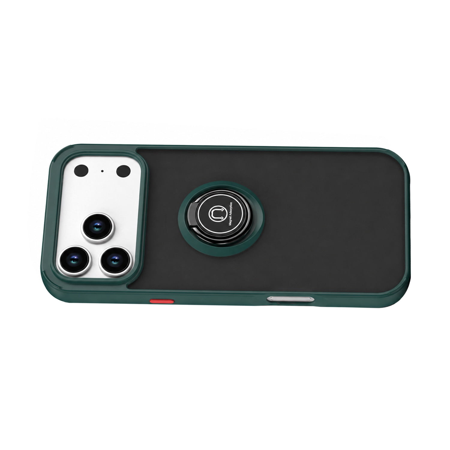 Hard Back Soft Edge Protective Case with I-Ring for iPhone 17 Pro Max
