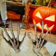 thumbnail image 4 of Dserhfy Halloween Skeleton Hands Realistic Plastic Skeleton Human Hands Model for Halloween Themed Party Decoration, 4 of 8