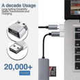 thumbnail image 3 of Usb C To Usb Adapter [3 Pack, Silver], Usb A To Usb C, Usb C To Usb, Usb C Adapter, Usb C Plug, Us Adapter, Usb C To Usb, Usb Usb C, Usb C/a Adapter, 3 of 4