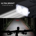 thumbnail image 2 of Bike Lights, 1600 Lumen Bicycle Headlight 6 Light Modes, Powerful USB Rechargeable Bike Light FrontFits All Mountain & Road Bike, Power Bank Function Bicycle Light for Night Riding, 2 of 6