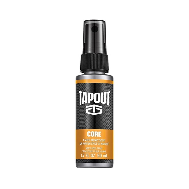 Tapout Men's Body Spray Core 1.5oz, paquete de 1