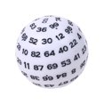 thumbnail image 1 of Juego familiar poliédrico de 100 caras, entretenimiento, acrílico, club, bar, juego de rol Blanco-2, 1 of 8
