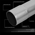thumbnail image 2 of Kit de tubos de escape DNA MOTORING ZTL-30RAW-8P 8 piezas 76 mm, 2 of 5