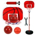 thumbnail image 3 of PVCS 63-150CM Basketball Stands Height Adjustable Kids Basketball Goals Hoop Toy Set Gift for Kids, 3 of 5