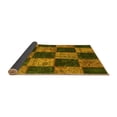 thumbnail image 2 of Ahgly Company Indoor Rectangle Patchwork Yellow Transitional Area Rugs, 3' x 5', 2 of 4