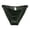 Green, variant on Panties for Women French Bow Hollow Low Waist Seamless Satin Pure Desire Button Panty Underwear for Women White L