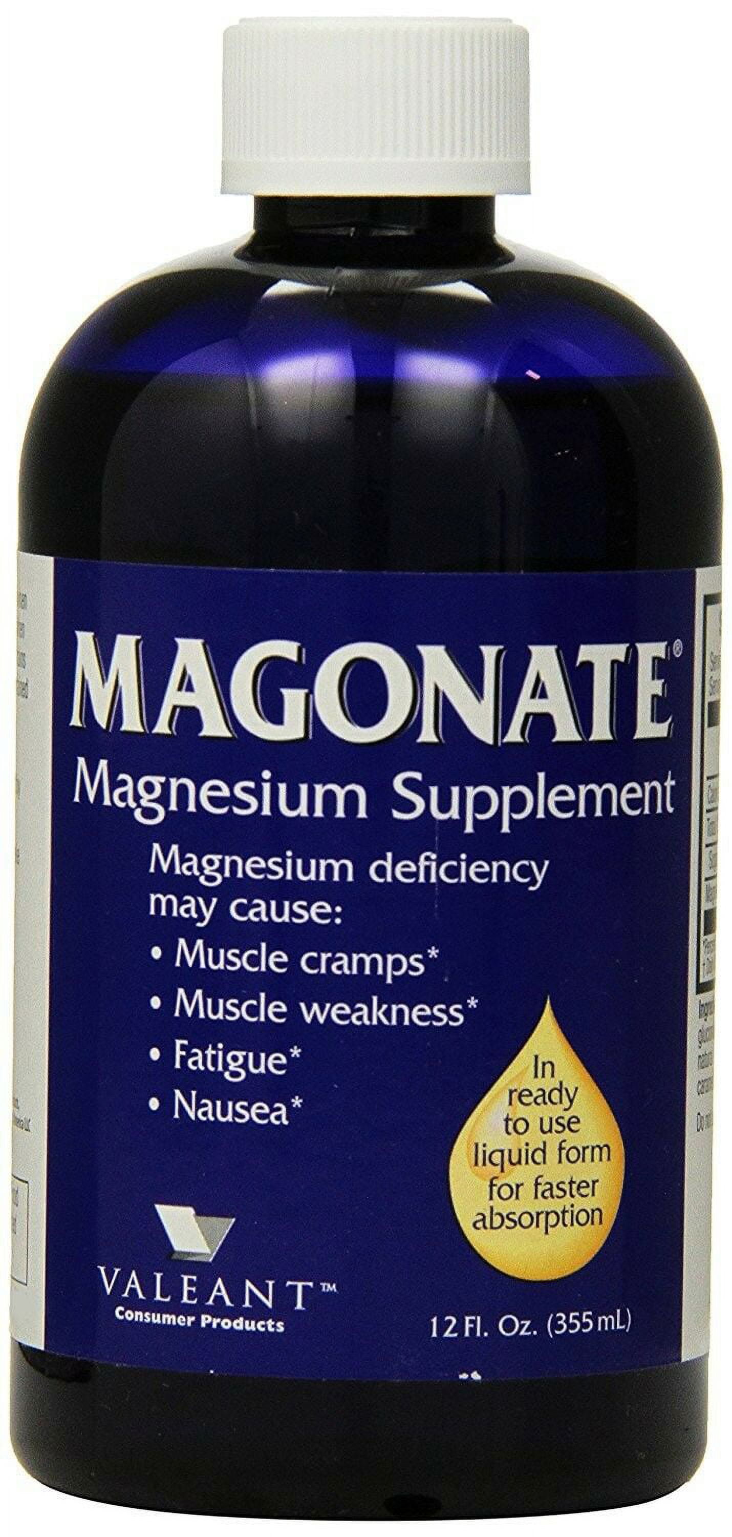 Magonate Liquid Magnesium Supplement, 12 Fl. Oz.
