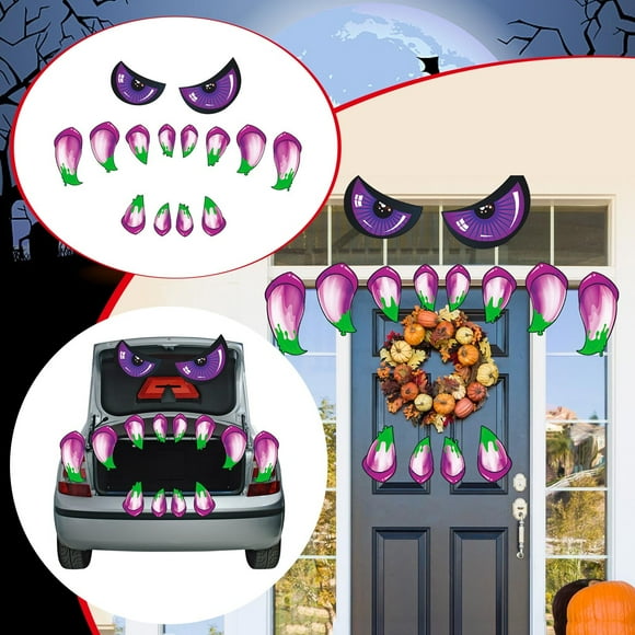 Garage Transformation Kit with Festive Door and Wall Decorative Stickers for Entrance Window