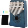 thumbnail image 2 of Qiilu Thumb Piano, Mahogany And Iron Ore Rods Kalimba Kit, Not Easy To Damage Long Service Life Performance For Home Party Outdoor, 2 of 8