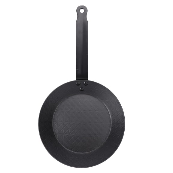 Small Carbon Steel Frying Pan - Non-Stick Skillet for Gas & Induction Cooktops