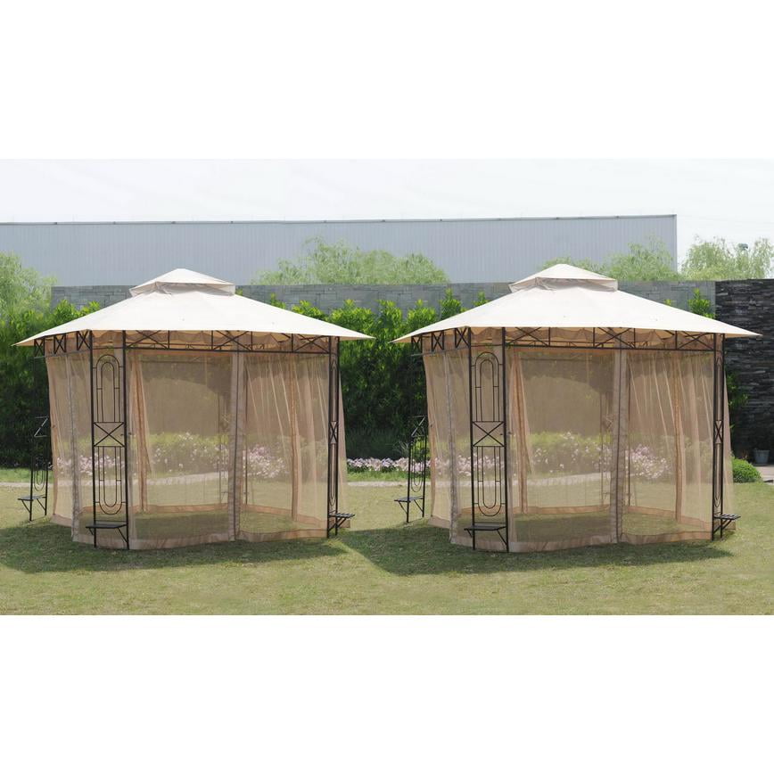 gazebo mosquito netting 10x10