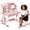 Pink, variant on YNCE 2025 Upgraded Kids Desk and Chair Set, Height Adjustable Children Table and Chair Set with Cartoon Pattern Drawer Ergonomic Scientific Separation Study Writing Desk for Birthday
