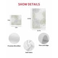 thumbnail image 7 of Sage Green White Kitchen Dish Towels for Drying Dishes Set of 2, Abstract Grey Chrysanthemum Flower Waffle Weave Microfiber Hand Tea Bathroom Towels Quick Dry & Absorbent Towel 15.7x23.6, 7 of 7