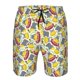 thumbnail image 3 of Balery Hippopotamus Traje de Baño Estilo Hawaiano para Hombre, Shorts de Secado Rápido con Bolsillos-3X-Large, 3 of 6