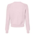 thumbnail image 2 of Alternative Apparel Womens Teddy Baby Champ Textured Crewneck Sweatshirt Pink M, 2 of 4