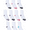 White, variant on Women's Crew Socks, Comfort Fit, 10-Pack, Size 5-9