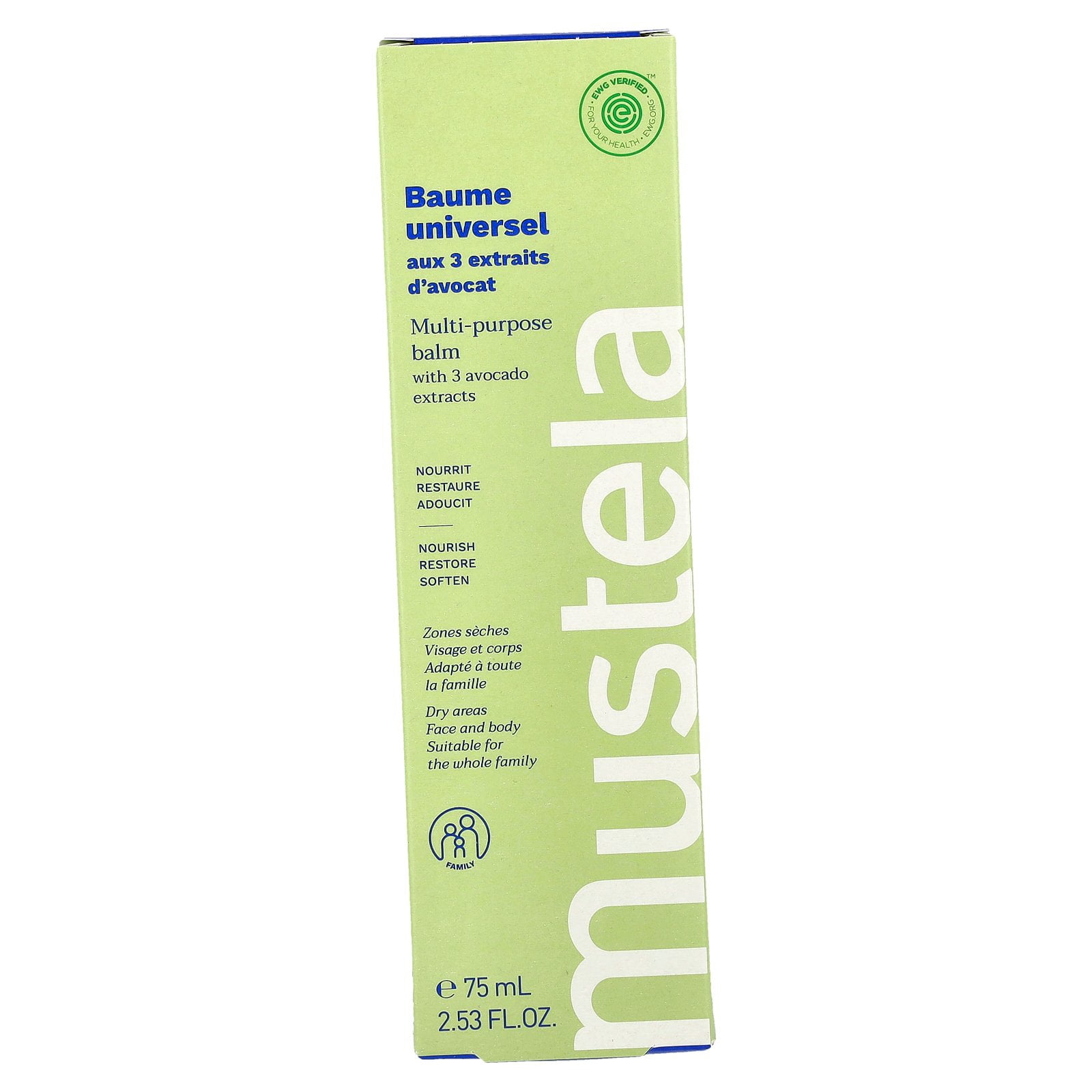 Mustela Multi-Purpose Balm, 2.53 fl oz (75 ml)