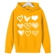 thumbnail image 3 of Sudadera con capucha y estampado de corazón de San Valentín, sudadera de manga larga para niños y niñas, chaqueta para niñas de talla mediana y grande., 3 of 7