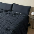 thumbnail image 2 of Byourbed Dark Sky Reserve® - Bamboo Linen  Comforter - Portugal Made - Nightfall Navy King, 2 of 5