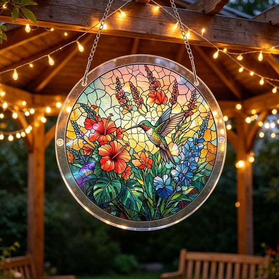 Colorful Light Catching Acrylic Puzzles Suncatcher Window Hanging Artistic Acrylic Jigsaw Puzzle Suncatcher For Home Decor And Gifts For Mom