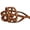 Brown, variant on Genuine Leather Dog Basket Muzzle #105 Black - Pit Bull, AmStaff (Circumference 12", Snout Length 3.5")