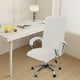 thumbnail image 1 of Nvzi Funda de terciopelo blanco para silla de oficina con fundas para brazos, fundas elásticas para silla de escritorio de computadora, fundas para silla de juego, XL, 1 of 4