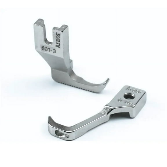 601-3 / U193 Left Toe Edge Stitching Zipper Walking Foot For Leather DY Sewing Machine Juki DU-1181,DU-141 , Consew 205RB