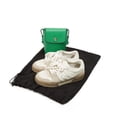 thumbnail image 5 of 4 Pcs Shoe Bags for Travel, 17.7" x 13.8" Dustproof Shoe Bags with Drawstring Closure,Washable & Reusable(Black), 5 of 6