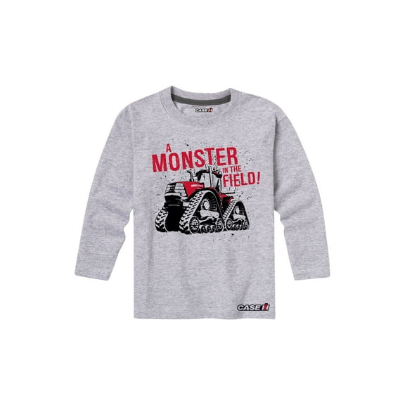 Case IH - Be A Monster In The Field - Youth Long Sleeve T-Shirt