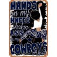 thumbnail image 1 of Pinturas musicales de placa de Metal Vintage de hierro, pintura rectangular de vaquero, 20x30cm, 1 of 9