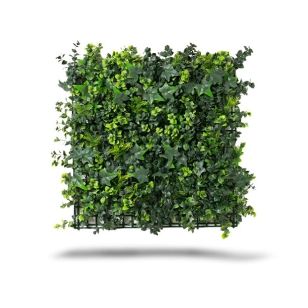 Greensmart Decor Indoor/Outdoor Mixed Artificial Outdoor Foliage Wall