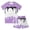 Purple, variant on Letdown Boy Girl Shorts Set Ice Cream T-Shirt and Athletic Shorts Summer Kids Casual Outfit 2 Pieces Elastic Shorts Sets Soft Comfortable Baggy Outfits
