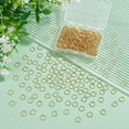 thumbnail image 2 of About 400Pcs 24K Gold Plated Jump Rings Stainless Steel Open Jump Rings 8mm Round Ring Metal Connectors Ring for Jewelry Making and Earring Bracelet Pendant Keychain Accessories, 2 of 9