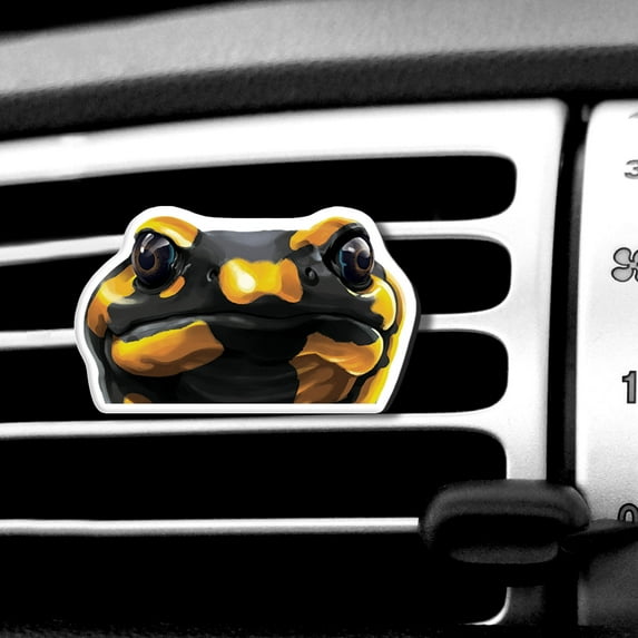 WIRESTER Car Air Freshener Fragrance Vent Clip Interior Decoration for Cars with Lemon Scented Pad - Salamander