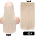 thumbnail image 1 of Typpkmm Hair Extensions, 5 Clip Recto Synthetic Fiber, 22 Inch Red Black Blonde Clip In Hairpiece for Women, 1 of 7