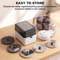 thumbnail image 5 of TOCOKEID 5-in-1 Food Processor Attachment for KitchenAid Stand Mixers, 5 of 7