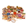 thumbnail image 4 of Cuentas de cordones para niños y niñas, juguetes para enhebrar de madera, animales, frutas y verduras, cuerdas Montessori para regalo de cumpleaños de Estilo B CUTICAT Juguetes de cuentas de encaje, 4 of 8