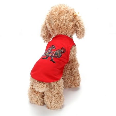 

Viugreum Pet Clothes Animal DIY Diamond Painting Sleeveless T-Shirts